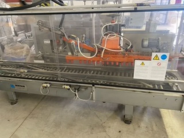 Seladora de Caixas Bortolin Kemo Bortolin Kemo carton sea Usada — linha de engarrafamento usada para Case Sealers