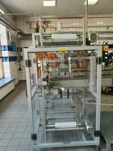 Embaladora Shrink NATE NATE shrink wrapper Usada — linha de engarrafamento usada para Shrink Wrappers