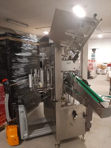 Used Gai capsuling machine with labeller — 2