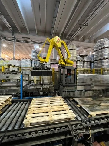 Used Robopac Fanuc palletizer