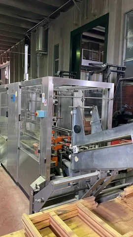 Used Astepo bag in box line