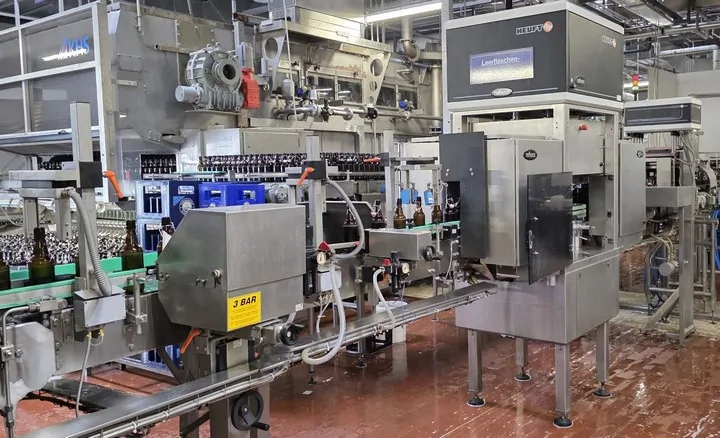 Inspetor de Garrafas Heuft Bottle Inspector Heuft i Usada — linha de engarrafamento usada para Bottle Inspectors