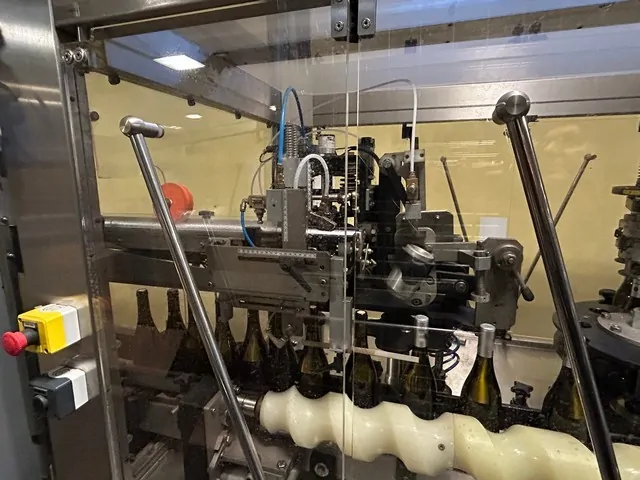 Capsuladora Robino & Galandrino Capsuler Robino&Galandri Usada — linha de engarrafamento usada para Capsuling Machines