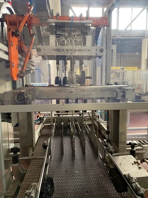 Encartonadeira TMG Case Packer TMG Meta 1 Usada — linha de engarrafamento usada para Case Packers