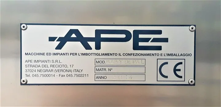 Used Depalletizer APE Babydepal 2014 photo 7