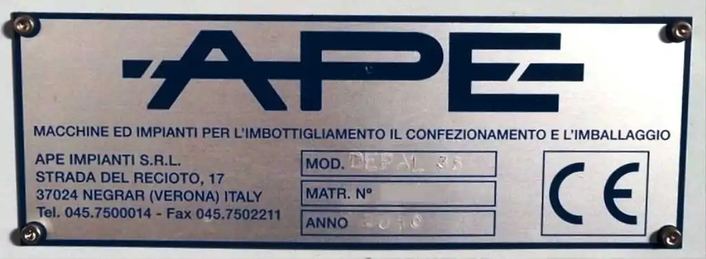 Used Depalletizer APE Depal 35 photo 7