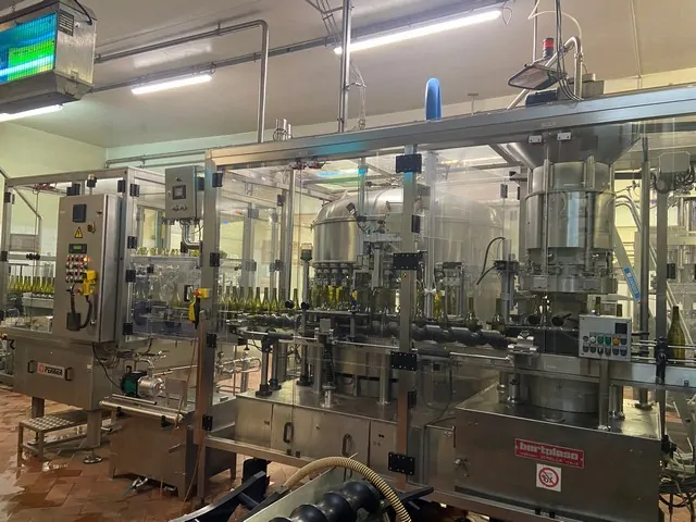 Enchedora Bertolaso Filler Corker Bertolaso Usada — linha de engarrafamento usada para Fillers