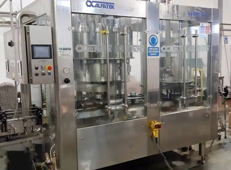 Used filling monoblock Alfatek 12.1 Oil — used filling monoblocks