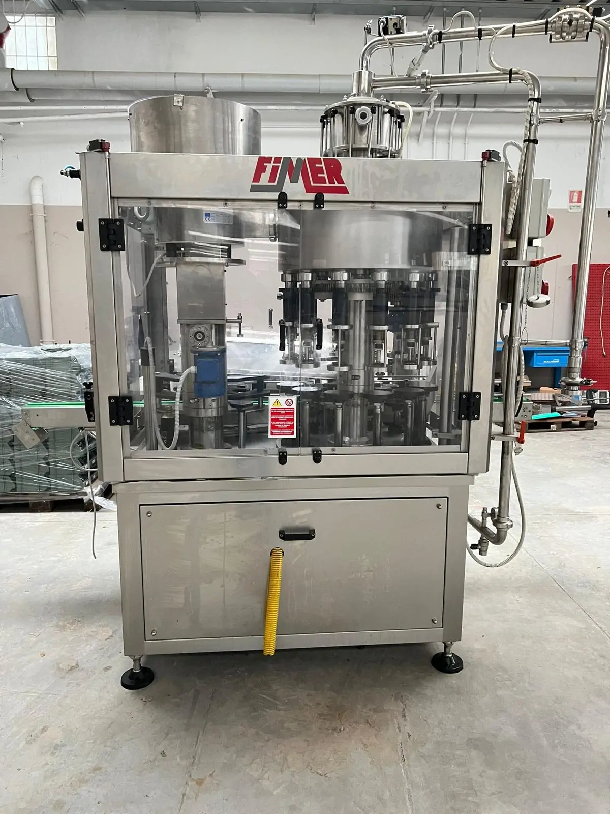 Monobloco Fimer filling monoblock Fimer Usada — linha de engarrafamento usada para Filling Monoblocks