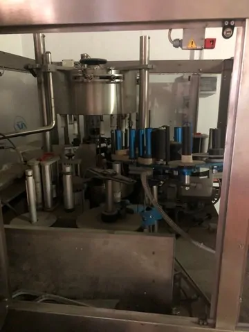 Rotuladora Ave labeller Ave adhesive 6. Usada — linha de engarrafamento usada para Labellers