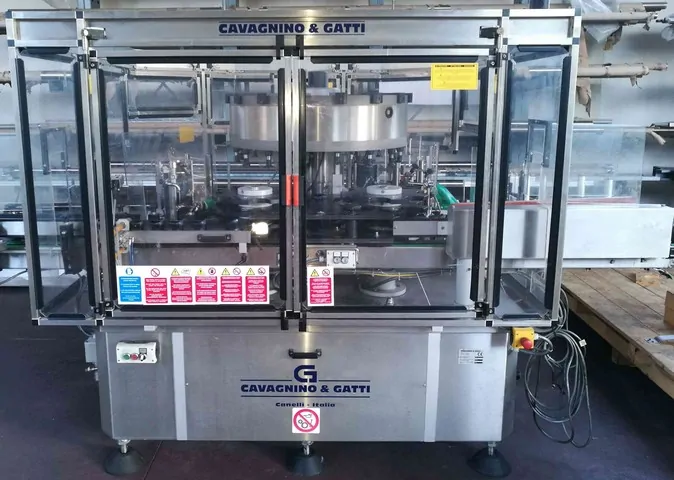 Used labeller Cavagnino&Gatti 16t.4s.4e adhesive photo 10