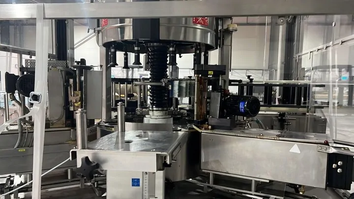 Used labeller Krones hot melt photo 2