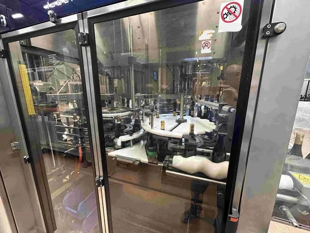 Rotuladora Makro Labeller Makro Mak-4 20P Usada — linha de engarrafamento usada para Labellers