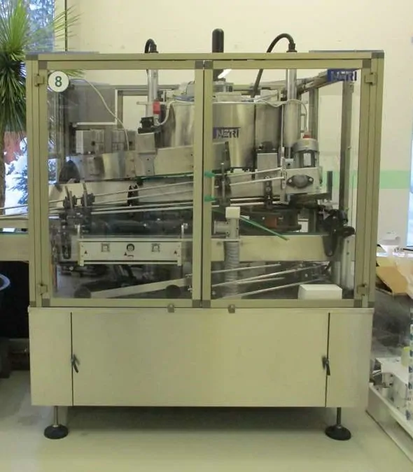 Rotuladora Neri labeller Neri adhesive Usada — linha de engarrafamento usada para Labellers