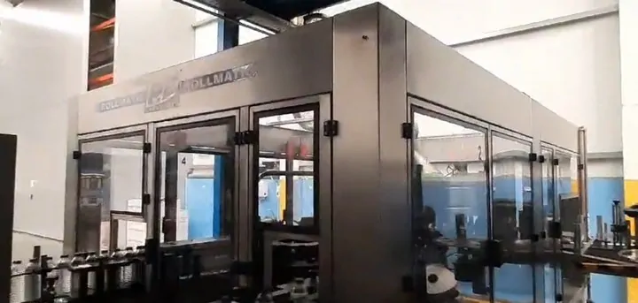 Rotuladora P.E. labeller P.E. Roll-fed P Usada — linha de engarrafamento usada para Labellers