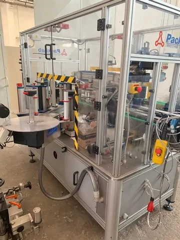 Rotuladora Packlab labeller Packlab adhesiv Usada — linha de engarrafamento usada para Labellers
