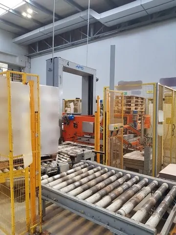 Paletizador APE Palletizer Ape & Pallet Usada — linha de engarrafamento usada para Palletizers