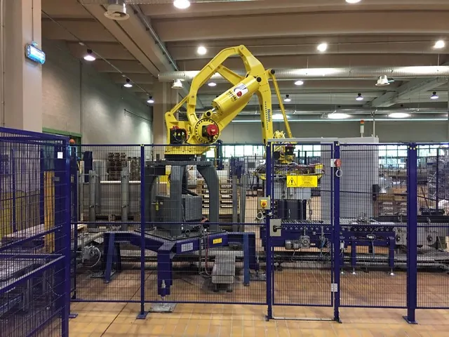 Paletizador Berchi Palletizer Berchi Robot Usada — linha de engarrafamento usada para Palletizers