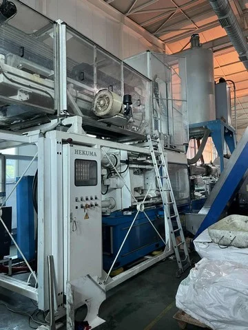 Prensa PET Hekuma Hekuma Pet preform injec Usada — linha de engarrafamento usada para PET Preform Presses